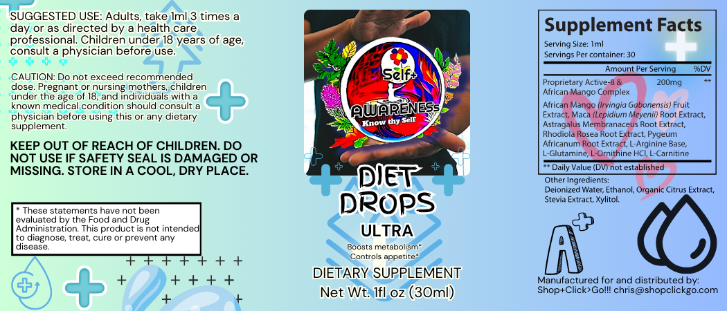 Diet Drops Ultra 1 oz